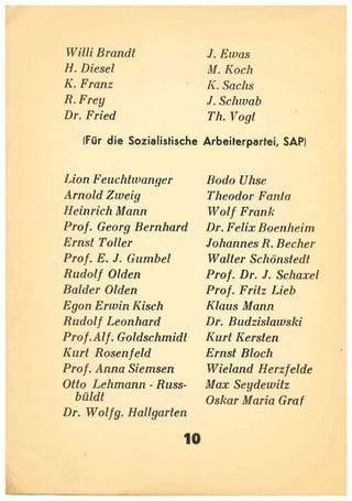 Aufruf an das deutsche volk