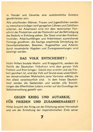 Aufruf an das deutsche volk