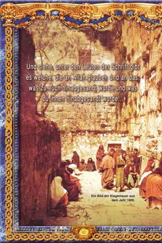 62
Ein Bild der Klagemauer aus
dem Jahr 1900.
 