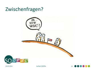 Zwischenfragen?
26.03.2014 Auftakt SOOPAL 16
 