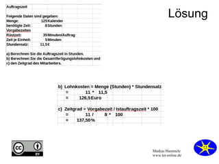 Lösung 
Markus Hammele 
www.let-online.de 
