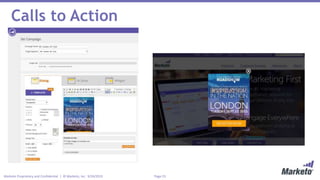 Page 23Marketo Proprietary and Confidential | © Marketo, Inc. 9/24/2015
Calls to Action
 