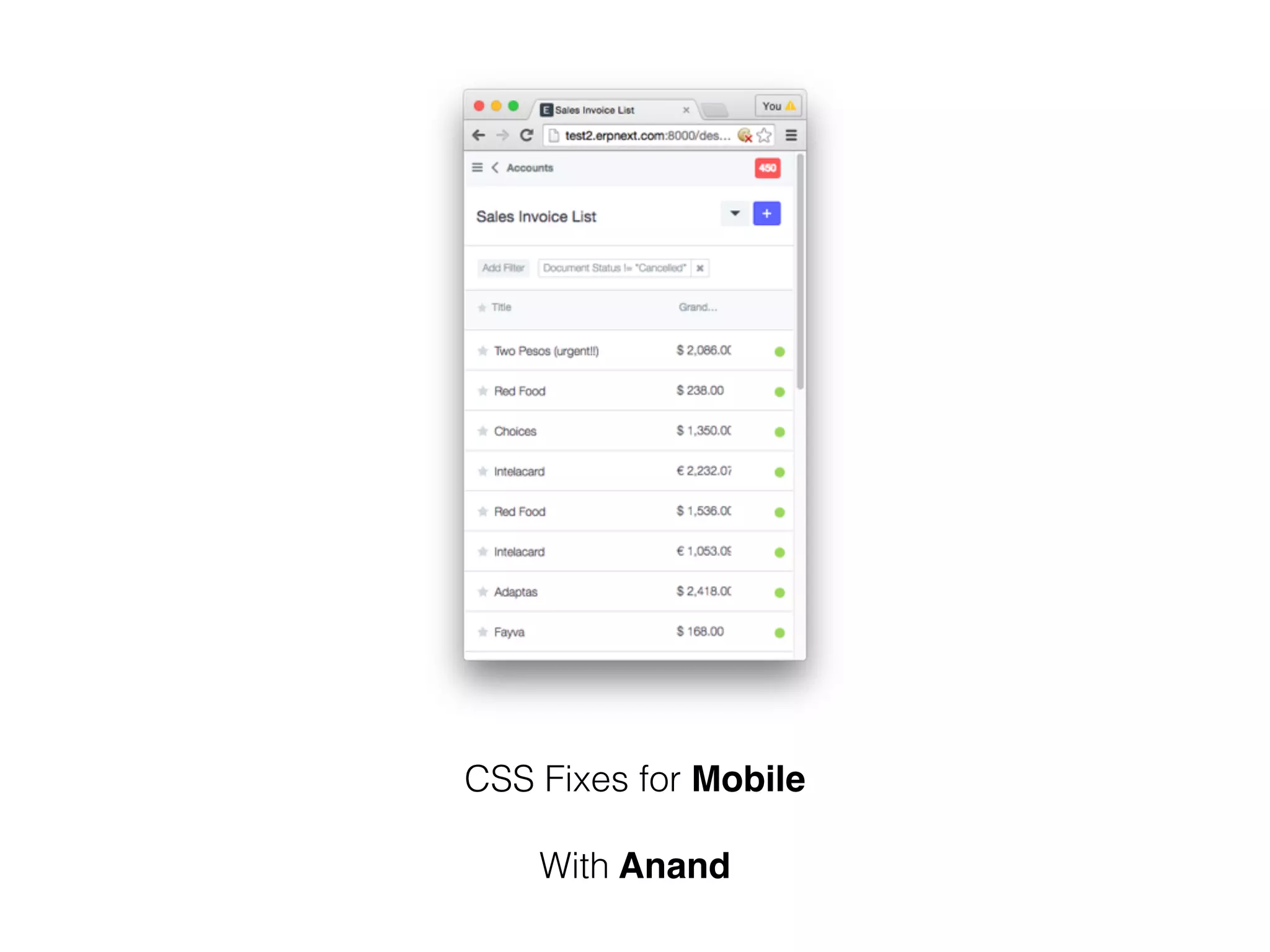 CSS Fixes for Mobile
With Anand
 