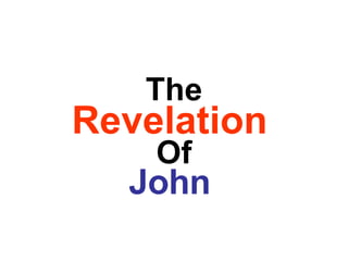 The Revelation   Of John   