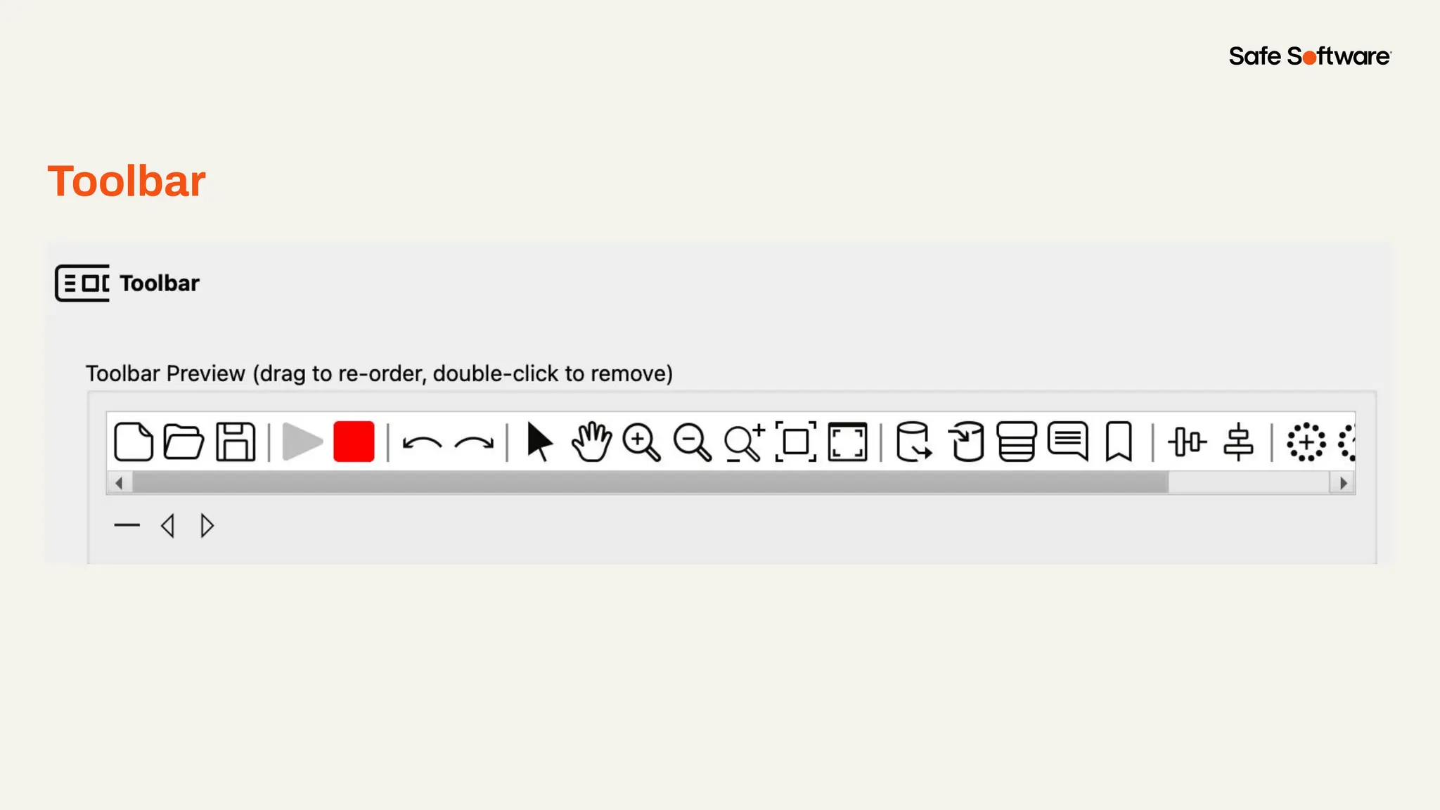 Toolbar
 