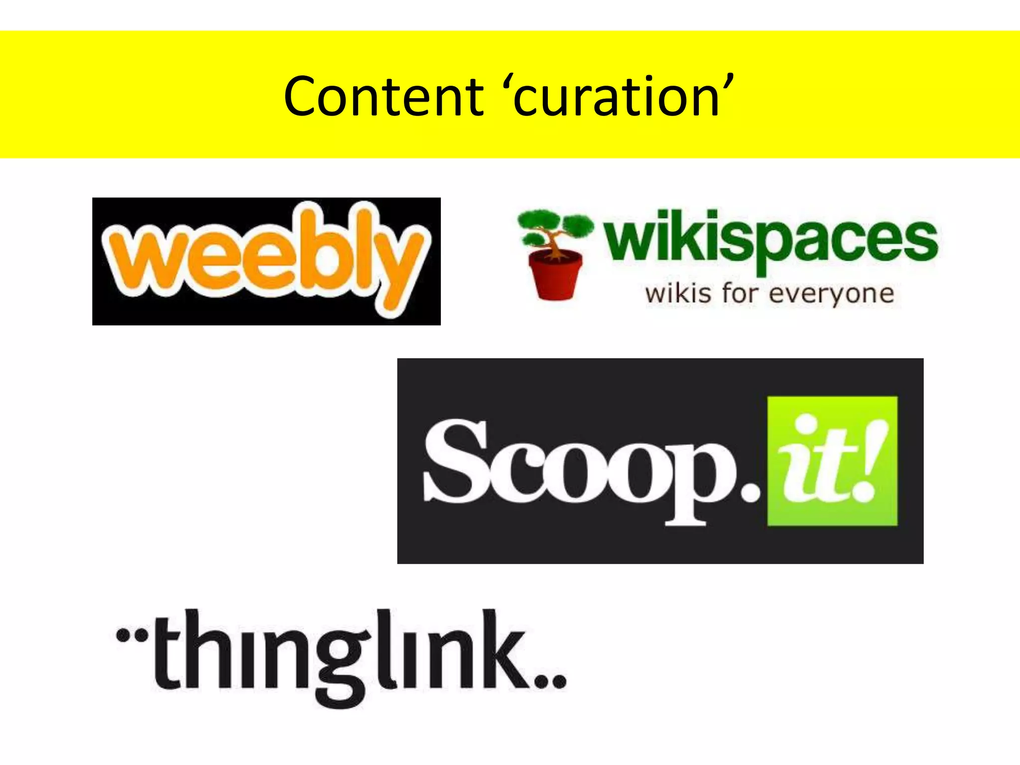 Content ‘curation’