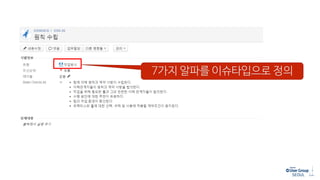 7가지 알파를 이슈타입으로 정의
 