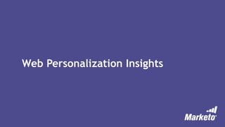 Web Personalization Insights
 