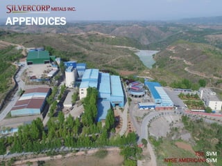 31
APPENDICES
TSX: SVM
NYSE AMERICAN: SVM
 