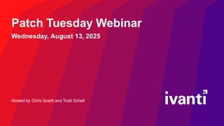 August Patch Tuesday | PDF