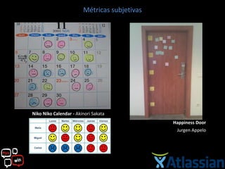 Métricas subjetivas




Niko Niko Calendar - Akinori Sakata
                                              Happiness Door
                                               Jurgen Appelo
 
