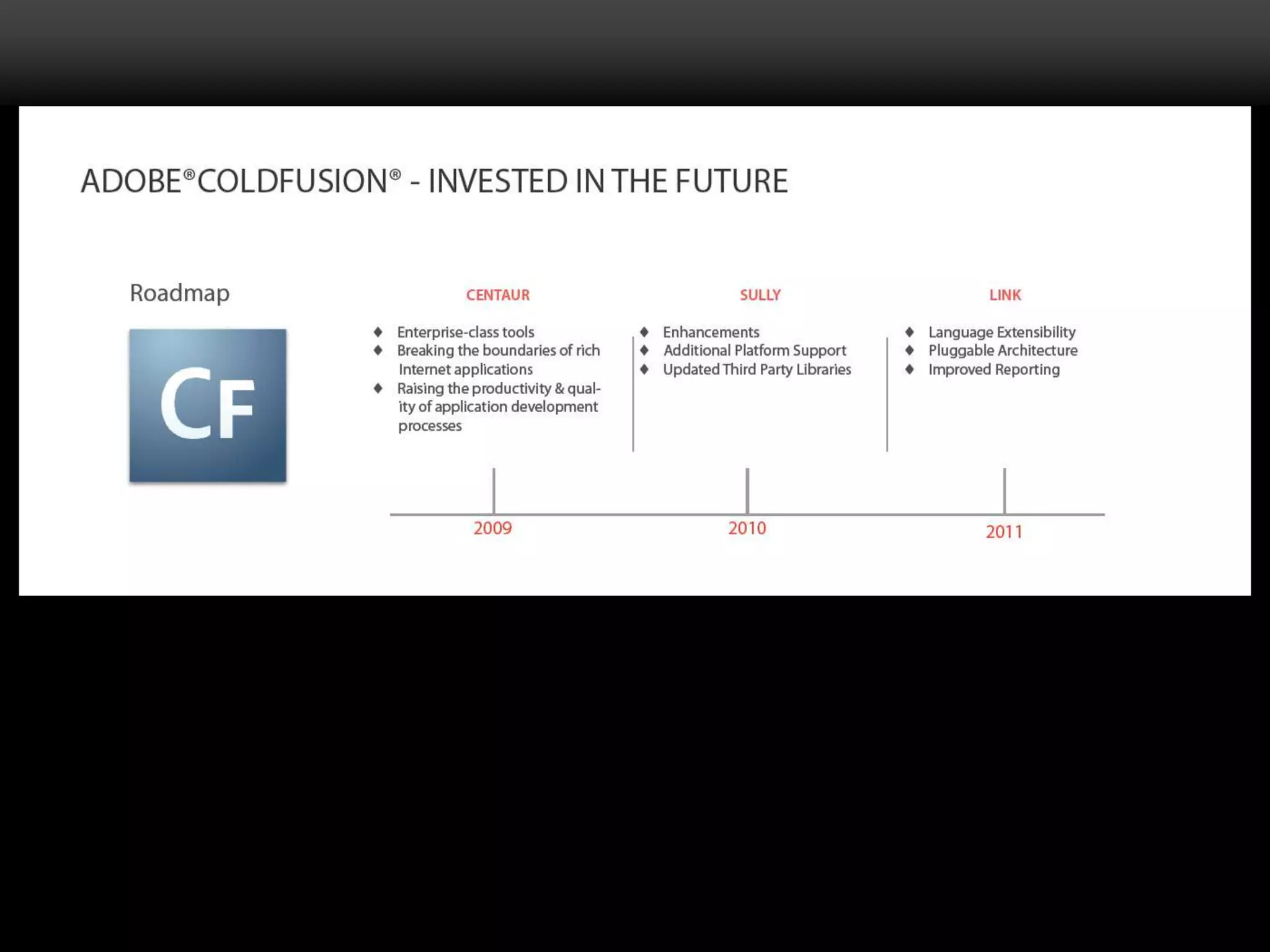BoltColdFusion IDEEclipse-based EditorHTML, DOM & CSS Code AssistCFML Code AssistCFML InsightFTP SupportSnippetsAptanaPlugin SupportCFML DebuggingLog ViewerExtensible with CFMLFramework Scaffolding Code GenerationProject TasksWhatever you want35