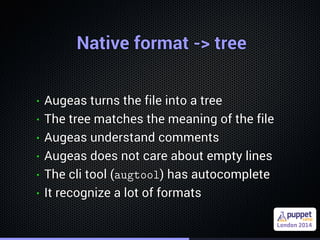 Augeas, swiss knife resources for your puppet tree