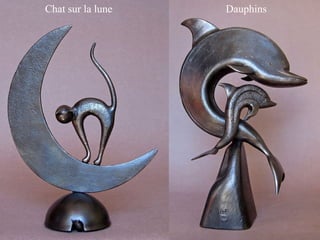 Chat sur la lune Dauphins
 