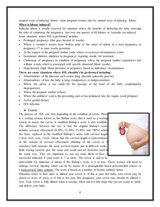 Augmentation of labour-Clinical Teaching | DOCX