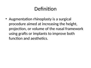 augmentation_rhinoplasty_pg.pptxEFWRHRYKTJFUYK | PPTX