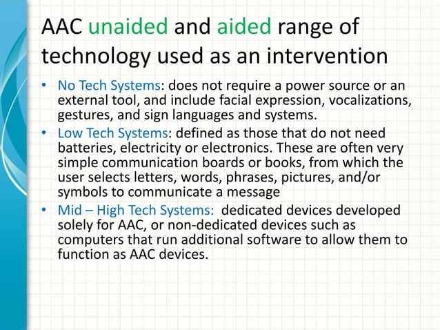 Augmentative and alternative communication