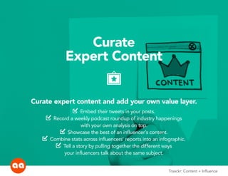 Curate 
Expert Content 
starframe 
Curate expert content and add your own value layer. 
check Embed their tweets in your p...