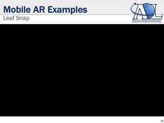 Mobile Ar Example Augmented Reality Examples and Tools | PDF