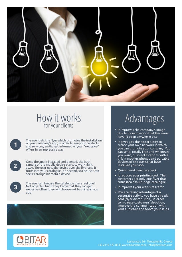 augmented reality flyer reality flyer