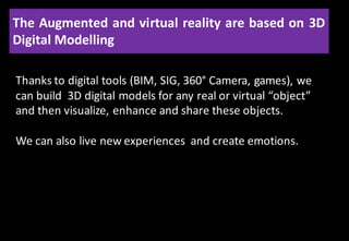 Augmented and virtual Reality for the Smart City | PPT