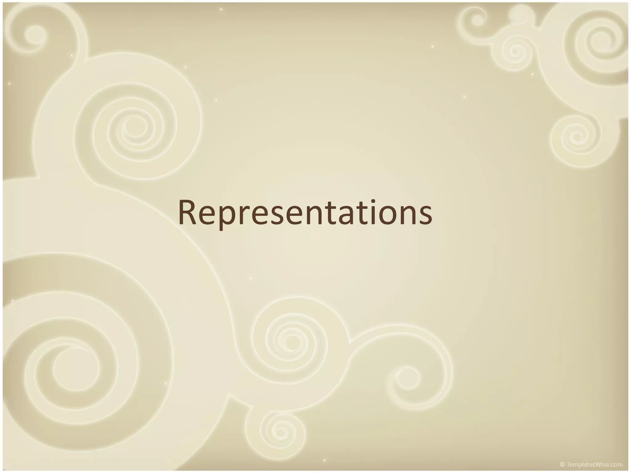 Representations
