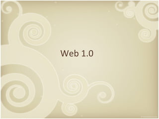 Web 1.0 