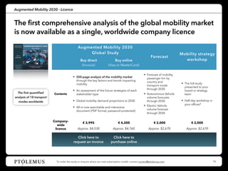 Augmented Mobility 2030 Global Study presentation | PDF