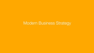 Modern Business Strategy
 