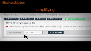 ampliﬁying
#BusinessModels
 