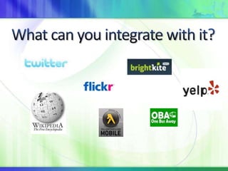 The second iPhone application to utilize augmented reality after Metro Paris
