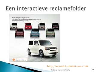 http://nissan.t-immersion.com   Workshop Augmented Reality 