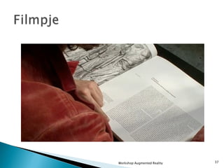 Workshop Augmented Reality 