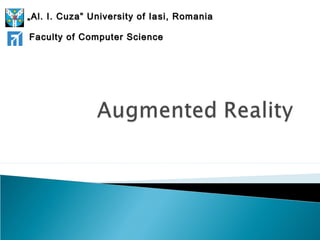 „„Al. I. Cuza” University of IaAl. I. Cuza” University of Ia ssi, Romi, Romaaniania
Faculty of Computer ScienceFaculty of Computer Science
 