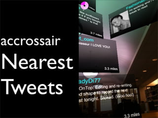 accrossair
Nearest
Tweets
 