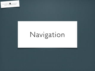 Navigation
 