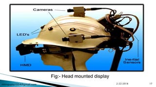 nitingupta1054@gmail.com
Fig:- Head mounted display
2/22/2018 17
 
