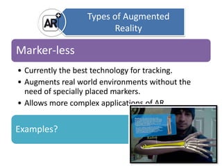Augmented Reality Mark Less Augmented reality : Possibilities and Challenges - An IEEE talk at DA ...