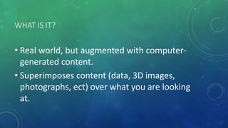 Augmented Reality and Libraries | PPTX | Desktop Publishing | Computer ...