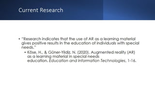 Augmented reality and virtual reality in the library Webinar