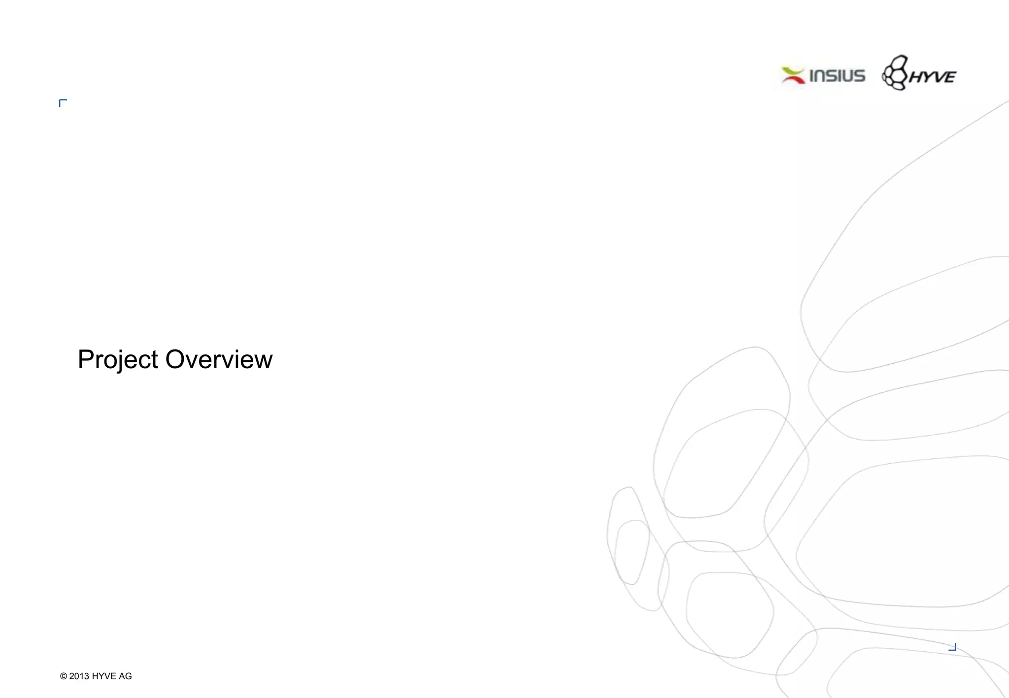 © 2013 HYVE AG
3
Project Overview
 