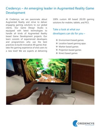 Augmented Reality Gaming | Augmented Reality Games | PDF