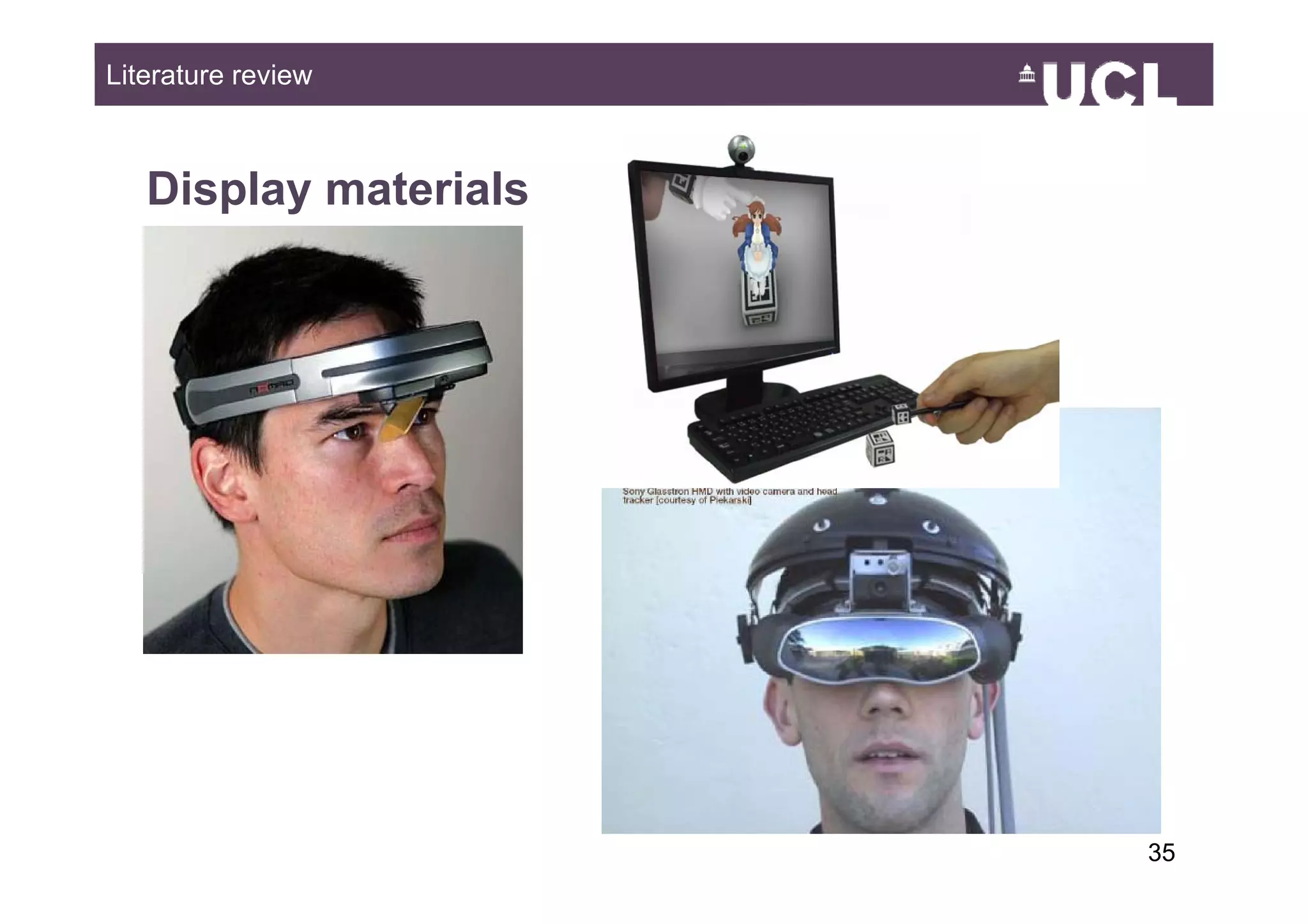 Literature review



   Display materials




                       3549
 