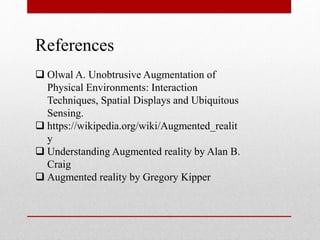 Augmented reality ppt | PPTX