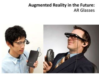 Augmented Reality in the Future:
                      AR Glasses
 
