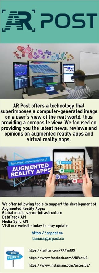 Latest Augment reality apps