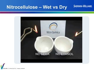 Thrive 2025 | For Internal Use Only | Company Confidential
Nitrocellulose – Wet vs Dry
 