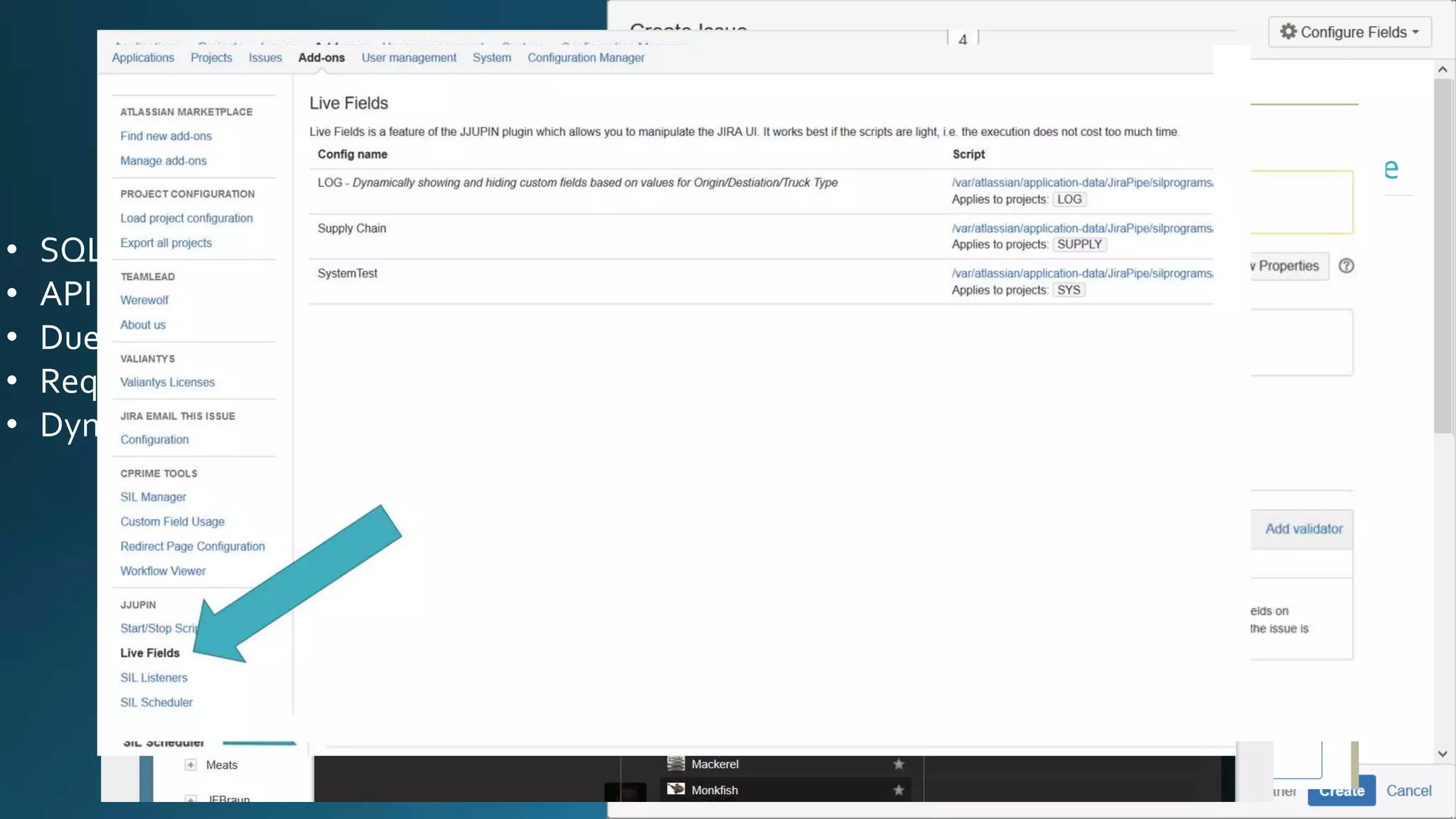 • SQL Queries
• API Calls
• Due date forces workflow transition
• Required fields based on selections
• Dynamic fields
External Source
 