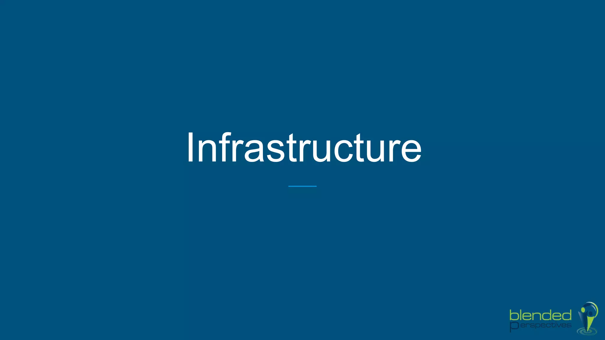 Infrastructure
 