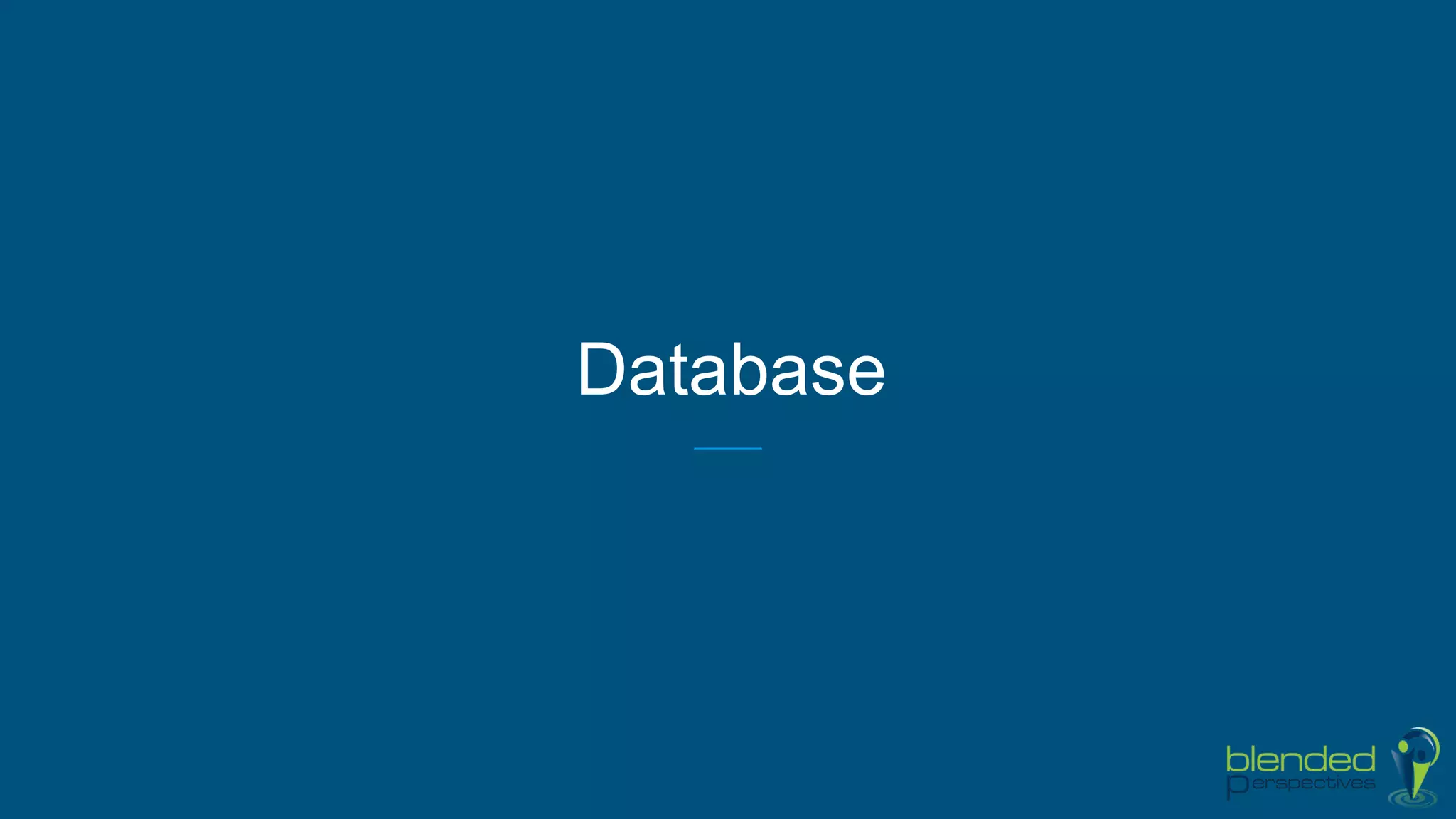 Database
 
